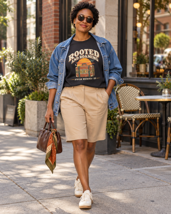 C39781A8-F809-4697-A5D1-328088F366D3 Rooted & Roaming Organic Unisex T-Shirt