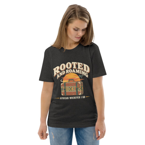 unisex-organic-cotton-creator-2.0-t-shirt-dark-heather-grey-front-2-6ab0f0b6a50a8.jpg Rooted & Roaming Organic Unisex T-Shirt