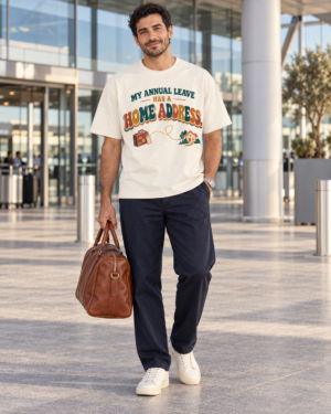 82EE80AD-7339-48F8-B326-DA4668B1887F My Annual Leave Has a Home Address Diaspora T-Shirt