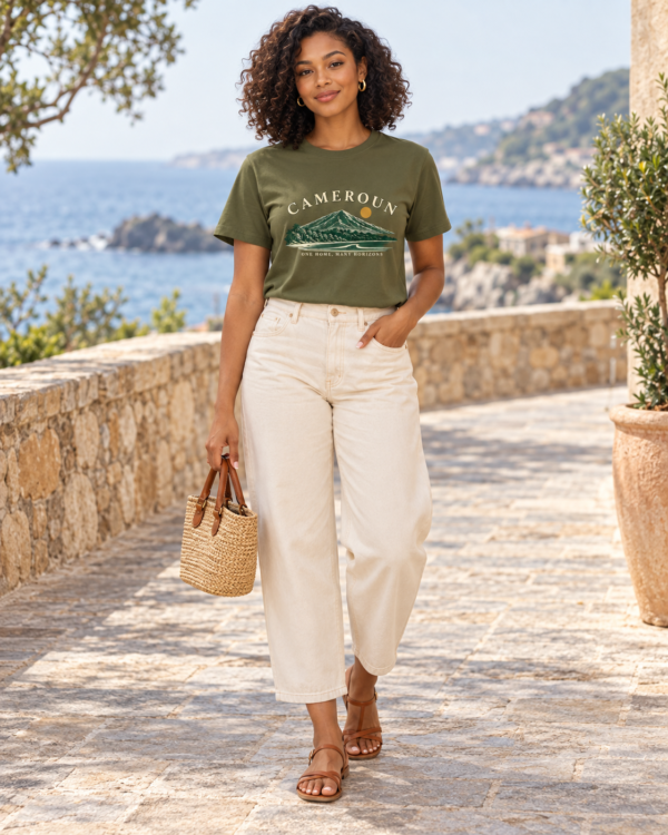 E220781E-F839-49FD-A4D8-BDE4ACE1F85B Cameroun Mount Fako Heritage T-Shirt – One Home, Many Stories