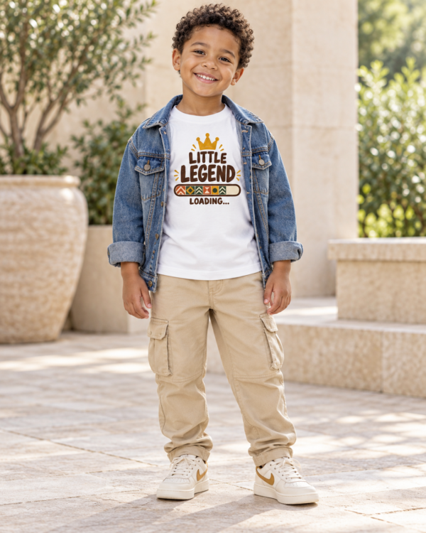 EC8EEC5D-23CD-43F9-9316-499E283304FC Little Legend Loading Kids T-Shirt