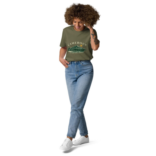 unisex-organic-cotton-creator-2.0-t-shirt-khaki-front-6ac767a907a57.jpg Cameroun Mount Fako Heritage T-Shirt – One Home, Many Stories